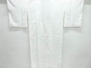 流水模様織出し単衣長襦袢（刺繍衿付）